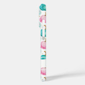 Waterverf Pompoenpatroon met naam Case-Mate iPhone Case (Achterkant / Links)