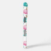 Waterverf Pompoenpatroon met naam Case-Mate iPhone Case (Achterkant / Rechts)