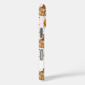 Waterverf Pompoenpatroon met naam Case-Mate iPhone Case (Achterkant / Rechts)