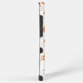 Waterverf Pompoenpatroon met naam Samsung Galaxy Hoesje (Rechterkant)