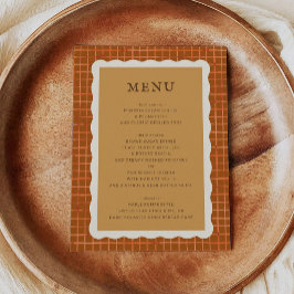 Waterverf Pompoentaart Thanksgiving-diner Menu