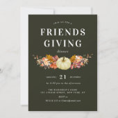 waterverf pompoenvriendjesfeest kaart (Voorkant)