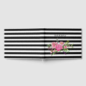 Waterverf Ponies and Stripes Wedding Guest Book Gastenboek (Volledig)