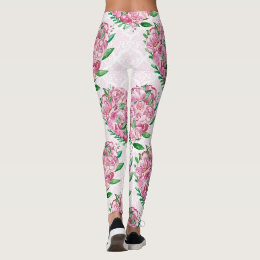 waterverf pony hart leggings (Achterkant)