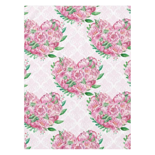 waterverf pony hart tafelkleed (Voorkant)