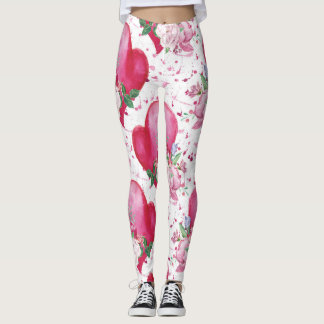 waterverf pony, waterverf hart leggings