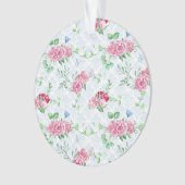 waterverf pony, waterverf vlinder ornament (voorkant)