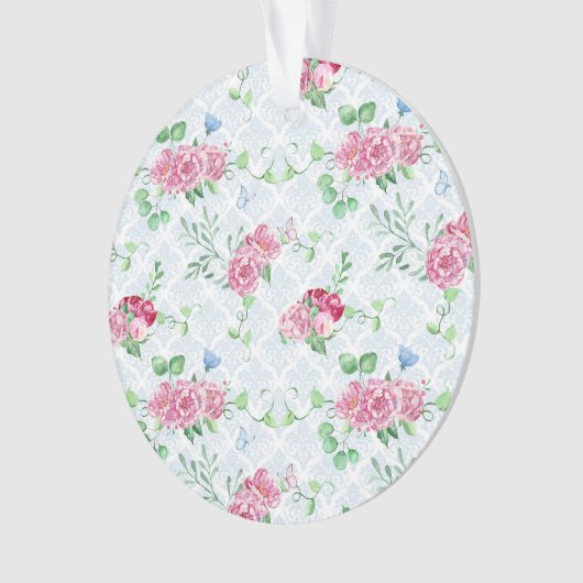 waterverf pony, waterverf vlinder ornament (voorkant)