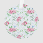 waterverf pony, waterverf vlinder ornament (voorkant)