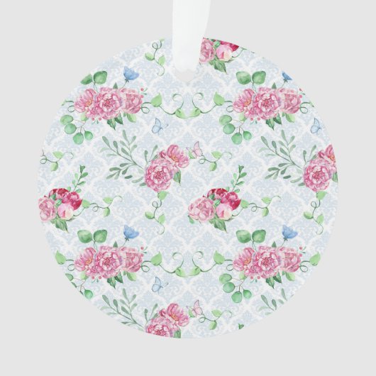 waterverf pony, waterverf vlinder ornament (voorkant)