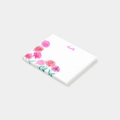 Waterverf pony's op maat post-it® notes (Schuin)