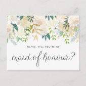 Waterverf pony's worden mijn eerbetoon uitnodiging briefkaart (Voorkant)