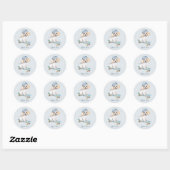Waterverf Poodle Sticker (Vel)