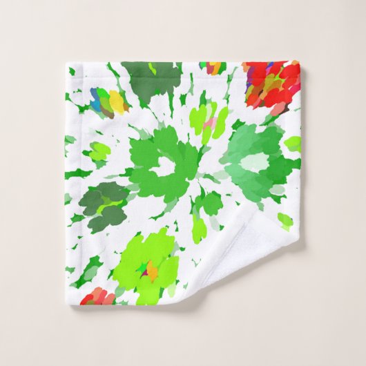 Waterverf Pop Art Bad Handdoek (Wasdoekje)