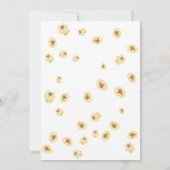 Waterverf Pop over verjaardagsfeestje voor kindere Kaart (Achterkant)