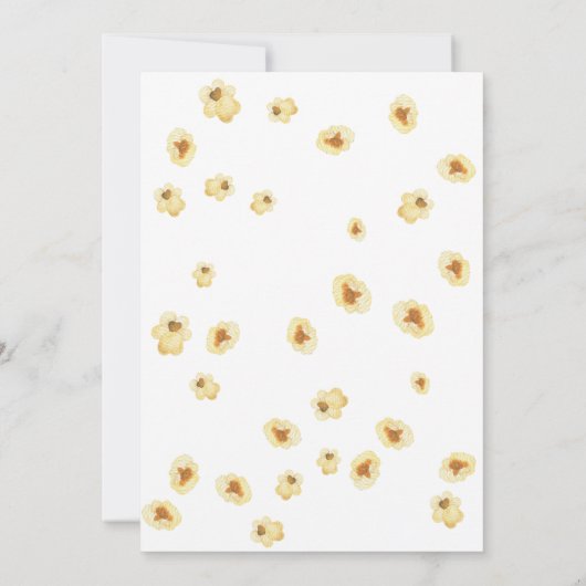 Waterverf Pop over verjaardagsfeestje voor kindere Kaart (Achterkant)