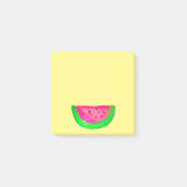 Waterverf pop van juffrouw watermeloen post-it® notes (Voorkant)