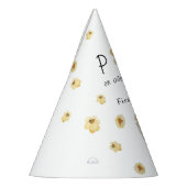 Waterverf Popcorn Kids Verjaardagsfeestje Feesthoedjes (Links)