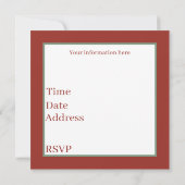 waterverf popcorn Santa film Invitation Kaart (Achterkant)