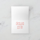 Waterverf Poppies Verjaardag Kaart (Binnen)