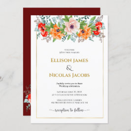 Waterverf Poppies Weddenschap Kaart