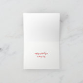 Waterverf Poppy bedankkaart (Binnen)