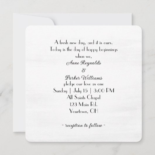 Waterverf Poppy Floral Boqueut Kaart (Achterkant)