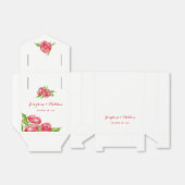 Waterverf Poppy Rode Bloemen Bruiloft Favor Dozen Bedankdoosjes (Uitgevouwen)