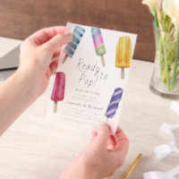 Waterverf Popsicle Baby Shower