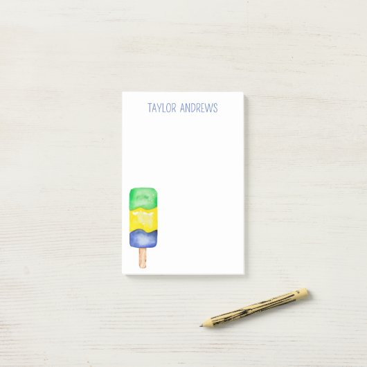 Waterverf Popsicle Post-it notities Post-it® Notes (Op bureau)