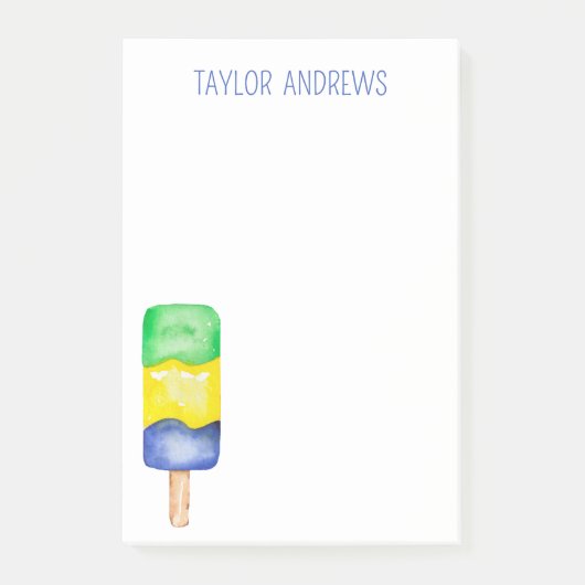 Waterverf Popsicle Post-it notities Post-it® Notes (Voorkant)