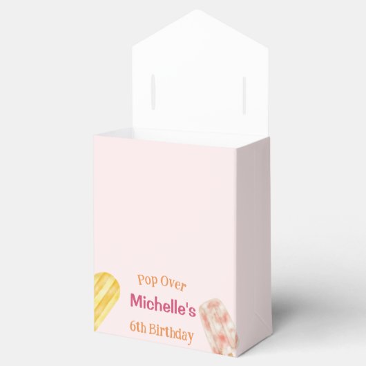 Waterverf Popsicle Zomdag Bedankdoosjes (Geopend)