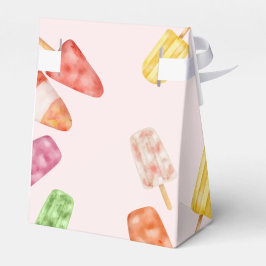 Waterverf Popsicle Zomdag Bedankdoosjes (Achterkant)