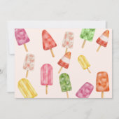 Waterverf Popsicle Zomdag Kaart (Achterkant)