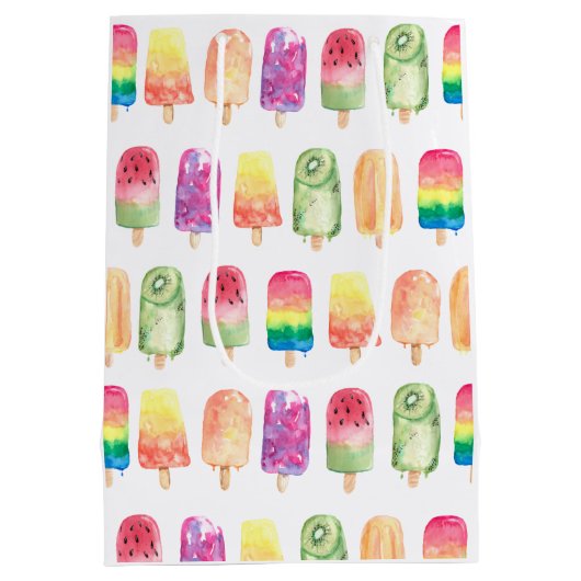 Waterverf Popsicles Medium Cadeauzakje (Achterkant)