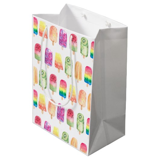 Waterverf Popsicles Medium Cadeauzakje (Achterkant Gekanteld)