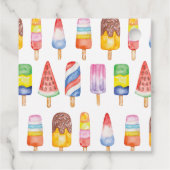 Waterverf Popsicles Partij voor Labels (Achterkant)
