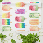 Waterverf Popsicles Theedoek (Gevouwen)