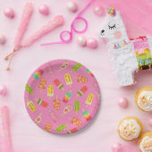 Waterverf Popsicles Zomerfeest Papieren Bordje (Feest)