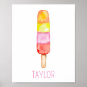 Waterverf Populair Poster (Voorkant)