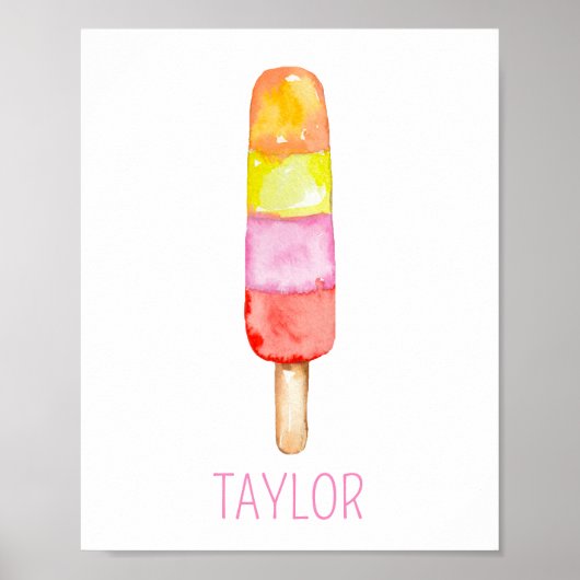 Waterverf Populair Poster (Voorkant)