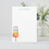 Waterverf Populaire notitiekaarten (Staand voorkant)