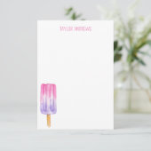 Waterverf Populaire notitiekaarten (Staand voorkant)