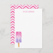 Waterverf Populaire notitiekaarten (Voorkant / Achterkant)