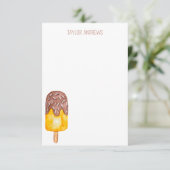 Waterverf Populaire notitiekaarten (Staand voorkant)