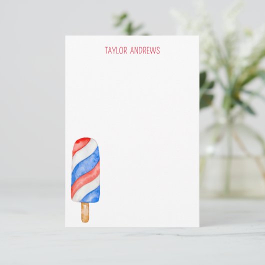 Waterverf Populaire notitiekaarten (Staand voorkant)