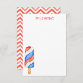 Waterverf Populaire notitiekaarten (Voorkant / Achterkant)