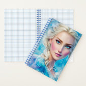 Waterverf Portrait Elsa Frozen Notitieboek (Binnen)