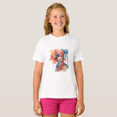 Waterverf Portret T-shirt (Voorkant volledig)