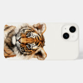 Waterverf Portret van een kleine tijger Case-Mate iPhone Case (Achterkant (horizontaal))